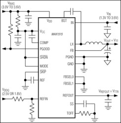 Low-Voltage, Internal Switch, Step-Down/DDR Regulator
