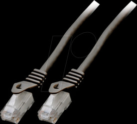 K8104SW.1,5 Cat.6 U/UTP patch cable CCA, 1,5 m, black