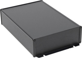 Hammond Electronics 1457U2802BK Obudowa uniwersalna 280 x 165 x 55 aluminium czarny 1 szt.