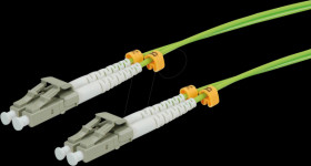 21159276 LWL patch cable, LC Duplex, OM5, 50/125 µm, green, 7 m