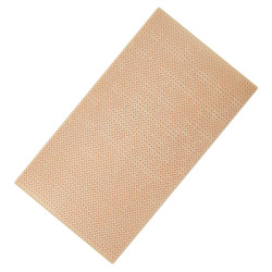 Circuit breadboard, 160 x 100 mm, pitch 2.5 mm, single sided, FR1 hard paper, Cu 35 µm, 1906SA042