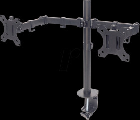461528 Table mount for 2 monitors, 13" - 32", swivel