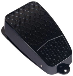 Wyłącznik nożny 140X66 aluminiowy czarny (1NO/1NC) 10A FS2