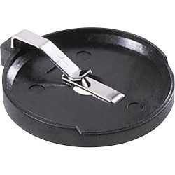 MPD BH3000 Button Cell Holder 1x CR3032 Horizontal Through-hole 37x33x15mm