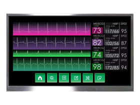 Kolorowy wyświetlacz LCD 10.1 TFT WVGA 1024 x 600 MIPI I/F Nie Midas