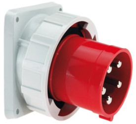Wtyczka odbiornikowa tablicowa TE skośna 125A 5p 400V 6h IP67 2744