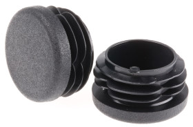 Zaślepka okrągła Ø tulei 30mm Czarny Rura okrągła Polietylen (PE)