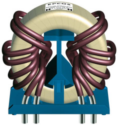 Dławik sieciowy 190 μH 54A Promieniowe -30 → +50% Wtyczka PC 1.1mΩ Rdc rdzeń ferrytowy