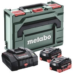 Metabo 685304000 Basic-Set 2x 10Ah Battery &#x2B; ASC 290 &#x2B; metaBOX 145