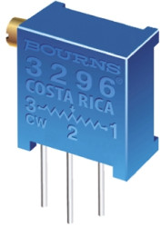Potencjometr dostrojczy 20kΩ THT 0.5W 25 -zwoje Regulacja boczna 2,19 mm