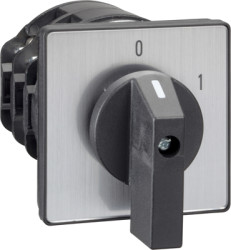 Changeover switch, right: 0° - 60°, left: 0° - 300, rotary actuator, 4 pole, 690 V, (W x H x D) 88 x 88 x 205 mm, front mounting