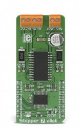Zestaw uruchomieniowy MikroElektronika Sterownik silnika krokowego