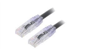 Utpsp0.5Mbly Patch Cord Tx6™ Plus,U/Utp 6 Linka Cu Lszh Czarny 0,5M 24Awg