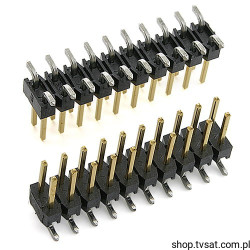 146130-9 Connector 2 x 10 Pin Gold SMD TYCO