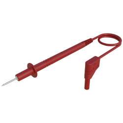 SKS Hirschmann 934155101 PL 2700 S Test Lead 4mm plug 1.00m Red 1pc