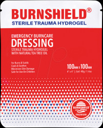 1012280 Hydrogel foam wound dressing for burns, sterile, 10 x 10 cm