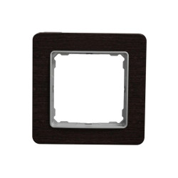 Ramka 1-krotna, wenge, efekt drewna, Sedna Elements SDD381801