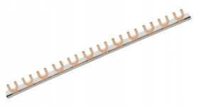 Szyna łączeniowa grzebieniowa 1metr 1P 63A 54x1 Typ 1 faza