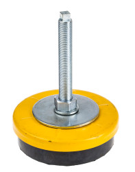 Stopka regulowana M20 długość gwintu 125mm 3000kg RS PRO 60 Shore A