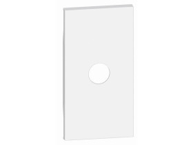 LIVING NOW Plakietka gniazda TV i wyjścia kablowego - 2 moduły - biała KW08M2 LEGRAND