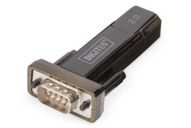 Konwerter/Adapter USB 2.0 do RS232 (DB9) z przedłużaczem USB A M/Ż 80cm DA-70156