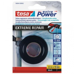 Taśma samowulkanizująca silikonowa Xtreme 2,5m 19mm czarna 56064-00002-00