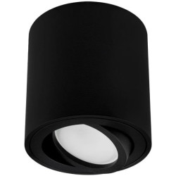 Oprawa Natynkowa HALOGENOWA Spot Tuba Ruchoma AMAT-M GU10 LUMILED Okrągła Czarna 84mm