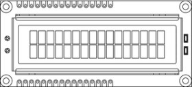 LCD-016N002W 16 x 2 Character LCD