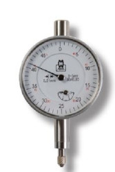 Czujnik zegarowy 0 → 3 mm Moore & Wright dokładność: ± 0,012 mm rozdzielczość: 0,01 mm
