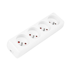 listwa zasilająca 4 gniazda z uziemieniem