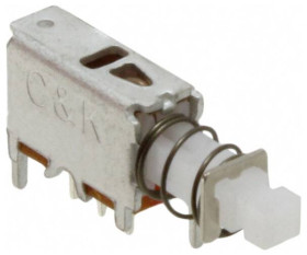 C & K Switches PN12SJNA03QE Push button PN Series Przełącznik wciskany 30 V/DC 1 x wł/wł 1 szt. towar pakowany luzem