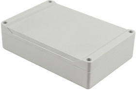 PC enclosure, (L x W x H) 180 x 120 x 45 mm, light gray (RAL 7035), IP68, 1555HL2GY