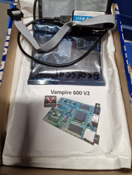 Amiga 600 Vampire V2 with USB Booster