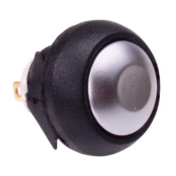 IBR3SADA00 APEM Chrome Momentary Snap-In 12mm Push Button Switch SPST IP67