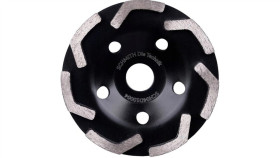 Tarcza Diamentowa 125 Do Szlifowania Betonu Kamienia Turbo Typ L Schmith