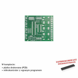 Konfigurowalny przełącznik 4-kanałowy 12 V - PCB i mikroprocesor do projektu AVT 1916
