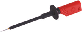 Test probe, socket 2 mm, rigid, 1 kV, red, 975018701