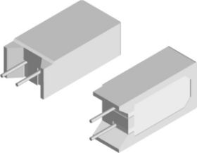 CPCC Wirewound/Metal Oxide Resistors, Commercial Power, Vertical Mount
