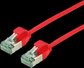 21453315 Patchkabel Cat.6a (Class EA) U/FTP, Slim, rot, 2 m