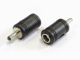 PRZEJŚCIE DC 1.3/3.4 WTYK - 2.5/5.5 GNIAZDO