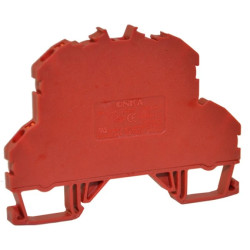 Złączka uniwersalna sprężynowa 2-poziomowa OPK-C 4mm2 rozdzielona czerwona, T0-1797-1020133