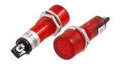 Kontrolka 230Vac 6mm czerwony