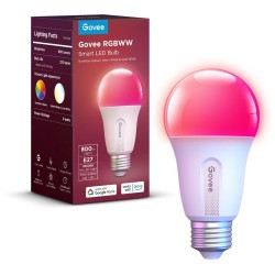 Govee H6004 Smart Light Bulb Żarówka RGB 800LM, 2.4GHz Wi-Fi + Bluetooth