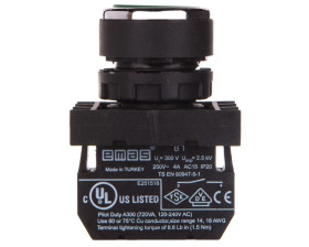 Przycisk sterowniczy kryty, niestabilny, 1NO, zielony T0-B100DY