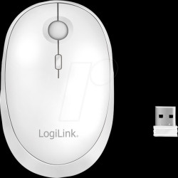 ID0205 Wireless Mouse, bluetooth, 2.4 GHz, white