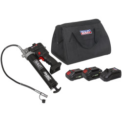 Sealey CP20VGRGKIT SV20 Series Cordless Grease Gun 20V - 2 Batteries
