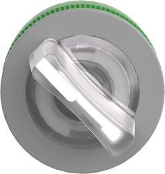 Toggle switch, illuminable, white, mounting Ø 30.5 mm, ZB5FK1413C0