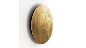 Kinkiet Ring Led 10W 130Lm 3000K Wood L Gold Wood 10282 Nowodvorski Lighting