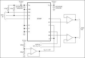 Dual NV Audio Taper Digital Potentiometer