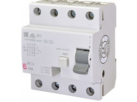 Wyłącznik różnicowoprądowy 4P 63A 100mA typ B EFI-4 B 63/0.1 002063644 ETI